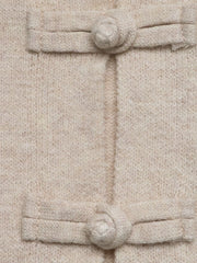 Button-down Long-sleeve Top in Apricot, editorial view