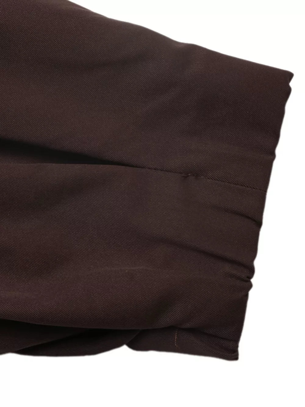 Zip Up Dropped Shoulder Jacket in Coffee Brown, product detail