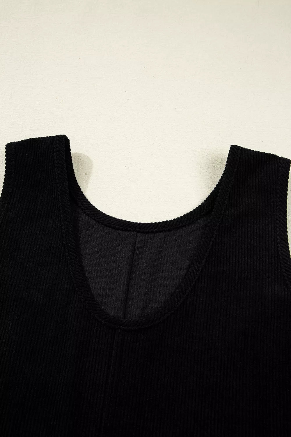 Corduroy Patch Pocket Sleeveless Mini Dress, editorial view