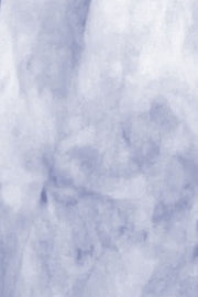 Cloud Wash Overshirt in Misty Blue with patch pockets and a tie-dye effect.