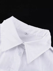 Chic Button-front Maxi Shirt Dress