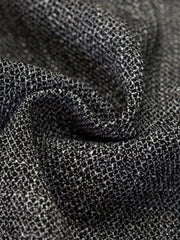 Dark gray textured sweatpants with a subtle woven pattern.