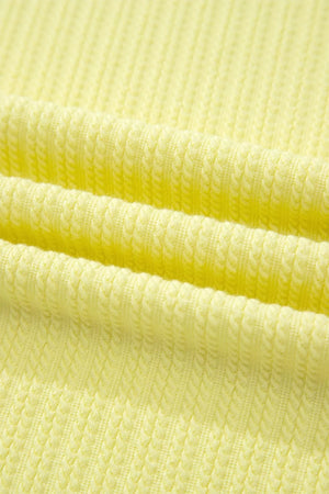 Ribbed Knit Tank And Shorts Set, front view