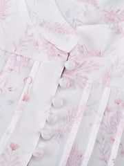 Charming Floral Tiered Ruffle Dress