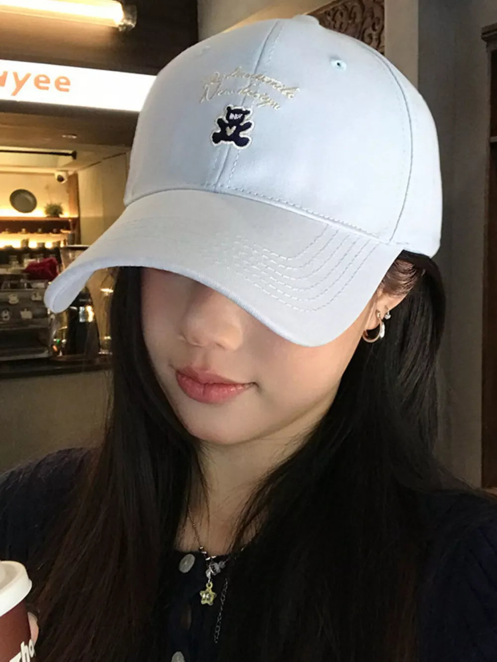 Charming Embroidered Cotton Baseball Cap