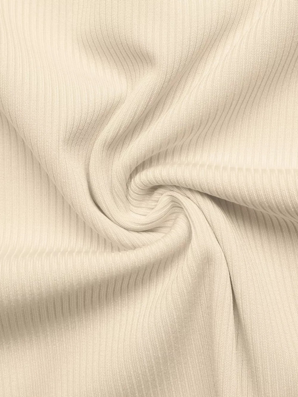 Ribbed V-neck Long Sleeve Bodysuit in Tan, view 13