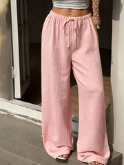 Effortless Plus-size Wide-leg Pants