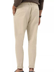 Men's Casual Drawstring Pants Plus Size in Deep Teal, side view