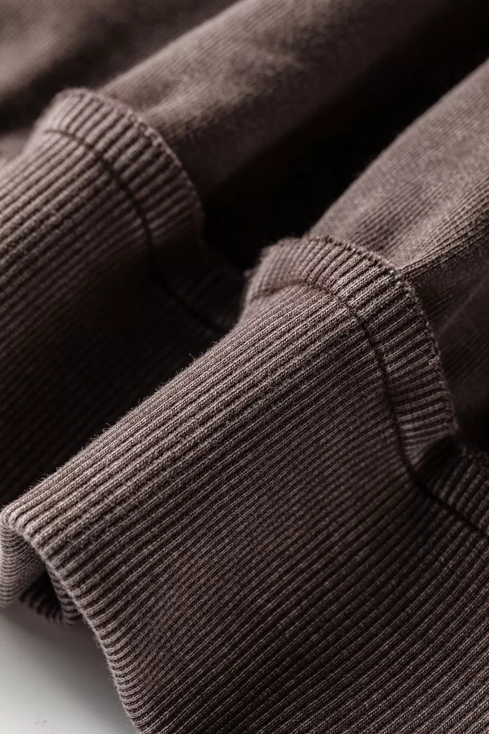3/4 Sleeve Mineral Wash Cotton Top, editorial view