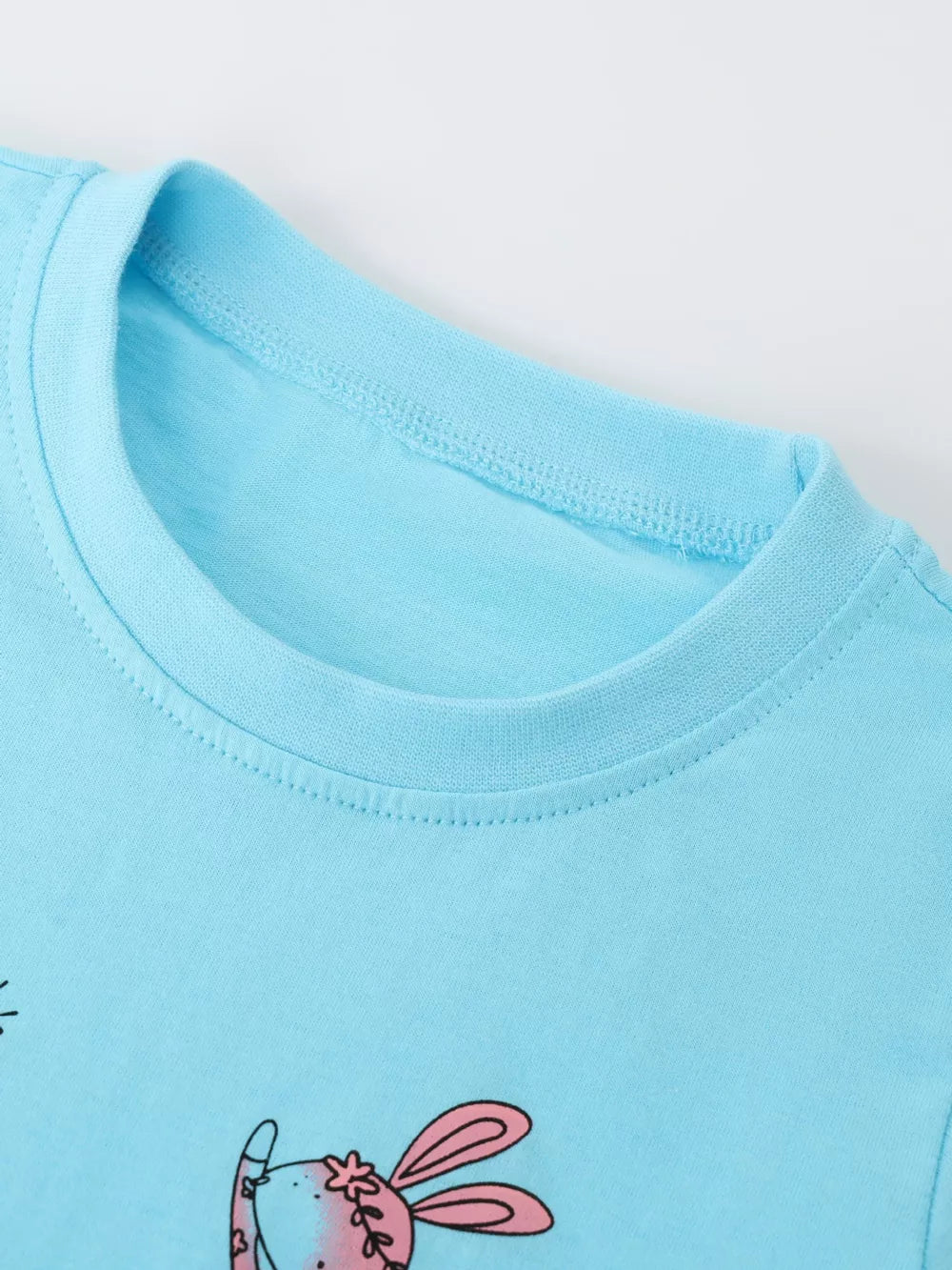 Children's Dancing Friends Graphic T-shirt, close-up detail