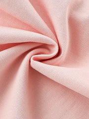 Pink cotton t-shirt fabric detail with subtle texture