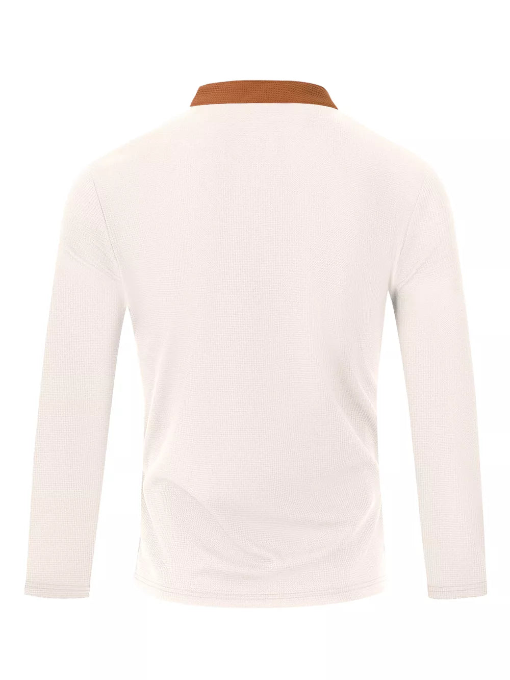 Men's Vintage Lace-up Long Sleeve Henley Plus Size, editorial view