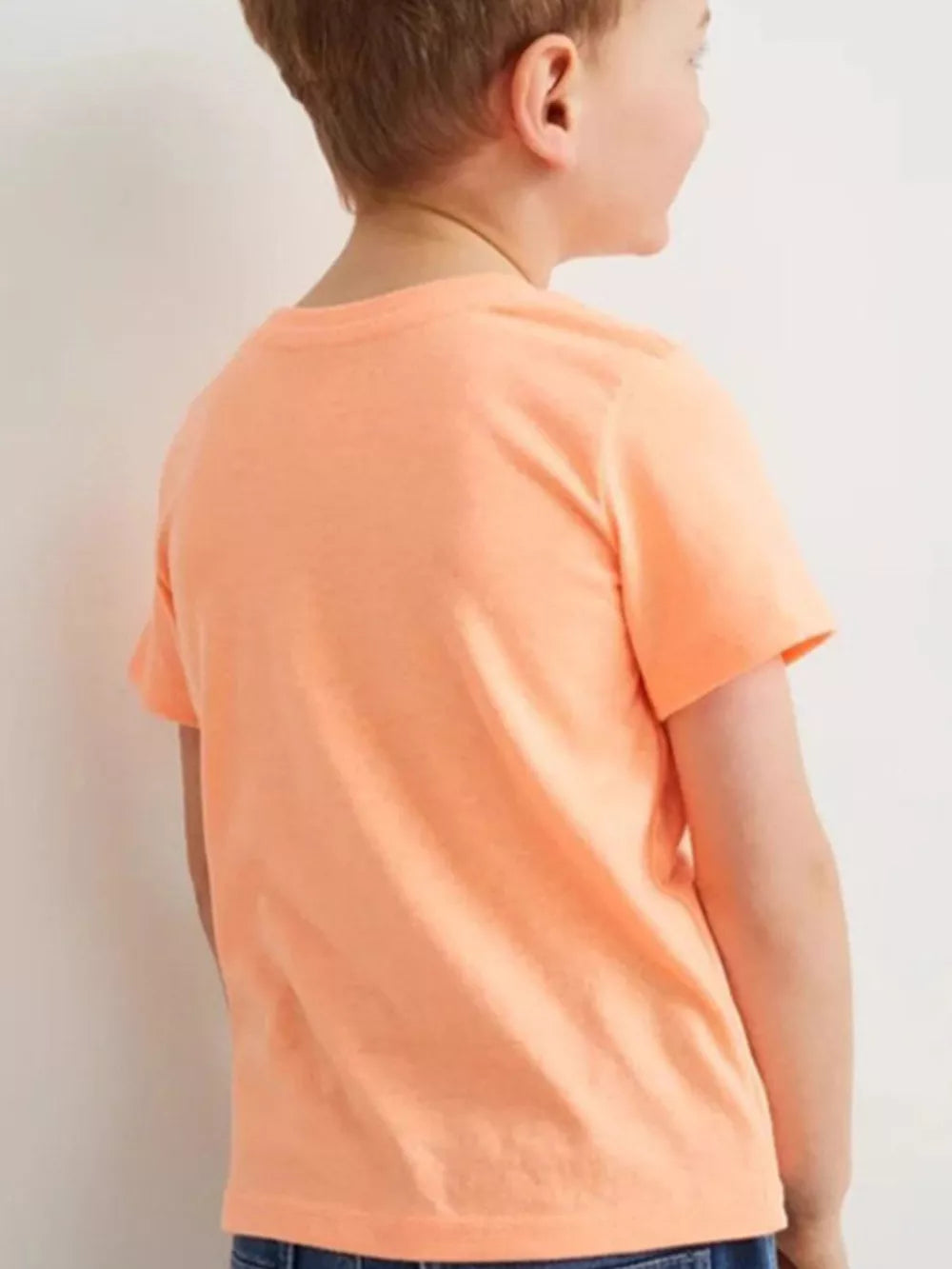 Toddler cotton crew neck t-shirt with crocodile surf adventure graphic