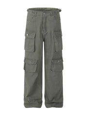 Men S Loose Fit Cargo Pants, model styling view