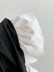 Cold Shoulder Ruched Top, close-up detail