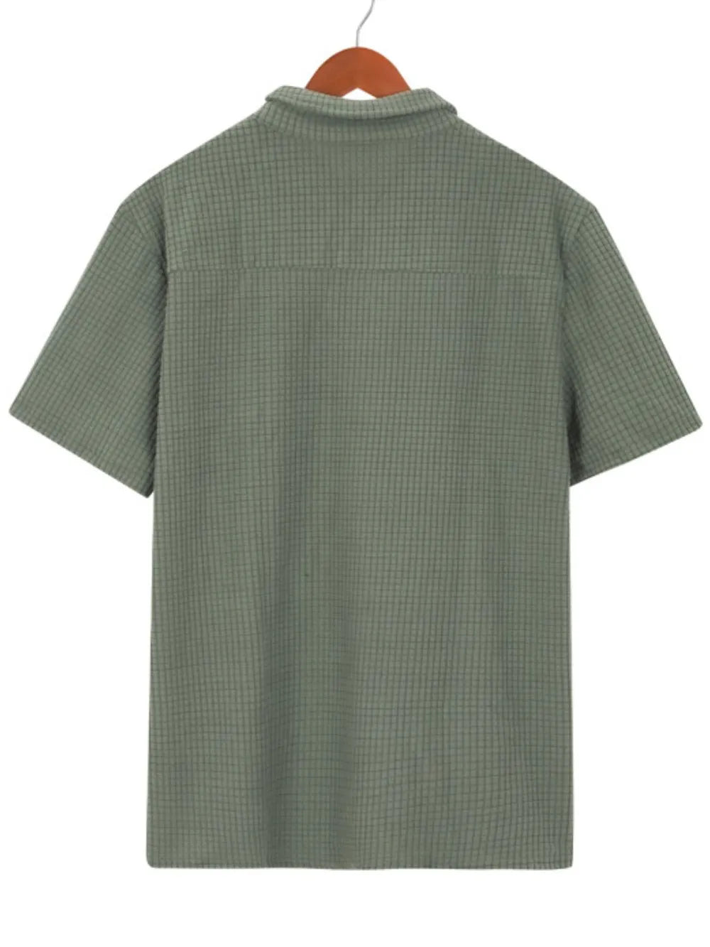 Men's Plus Size Short Sleeve Polo Shirt, fit detail