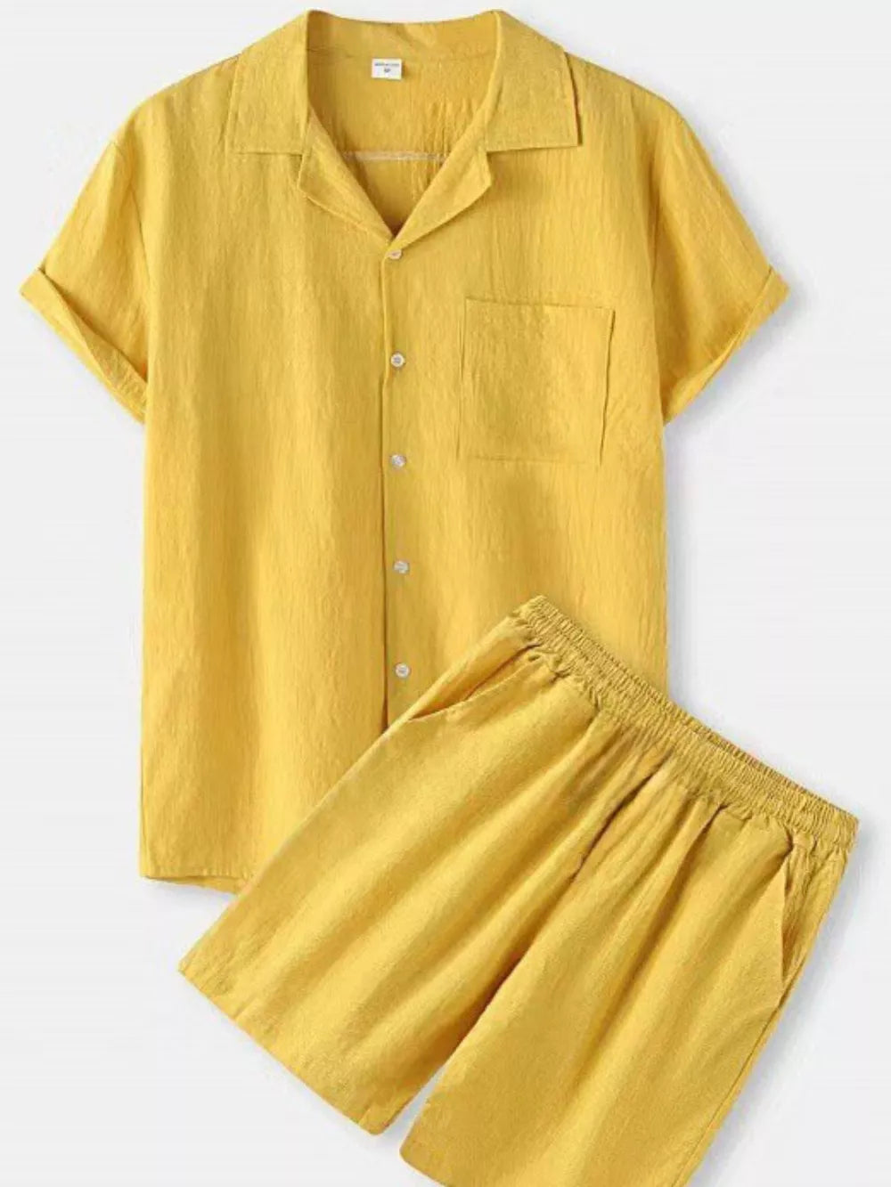 Casual Cotton Two-piece Set For Him