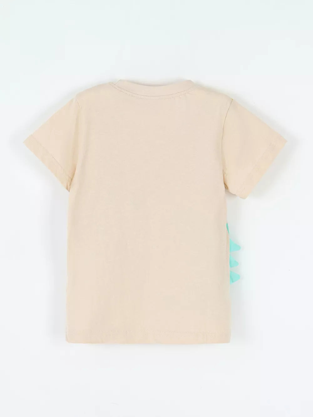 Children's Animal Print Round Neck Tee, back view