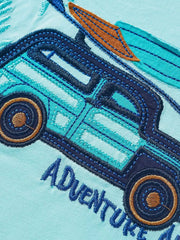Adventure-ready Graphic Tee And Shorts Set