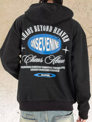 Celestial Graphic Pocketed Men's Hoodie