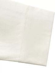 Cropped Faux Leather Jacket in White, view 11