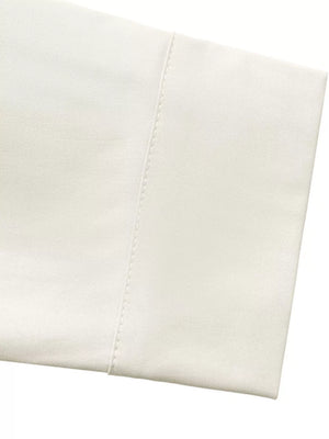 Cropped Faux Leather Jacket in White, view 11