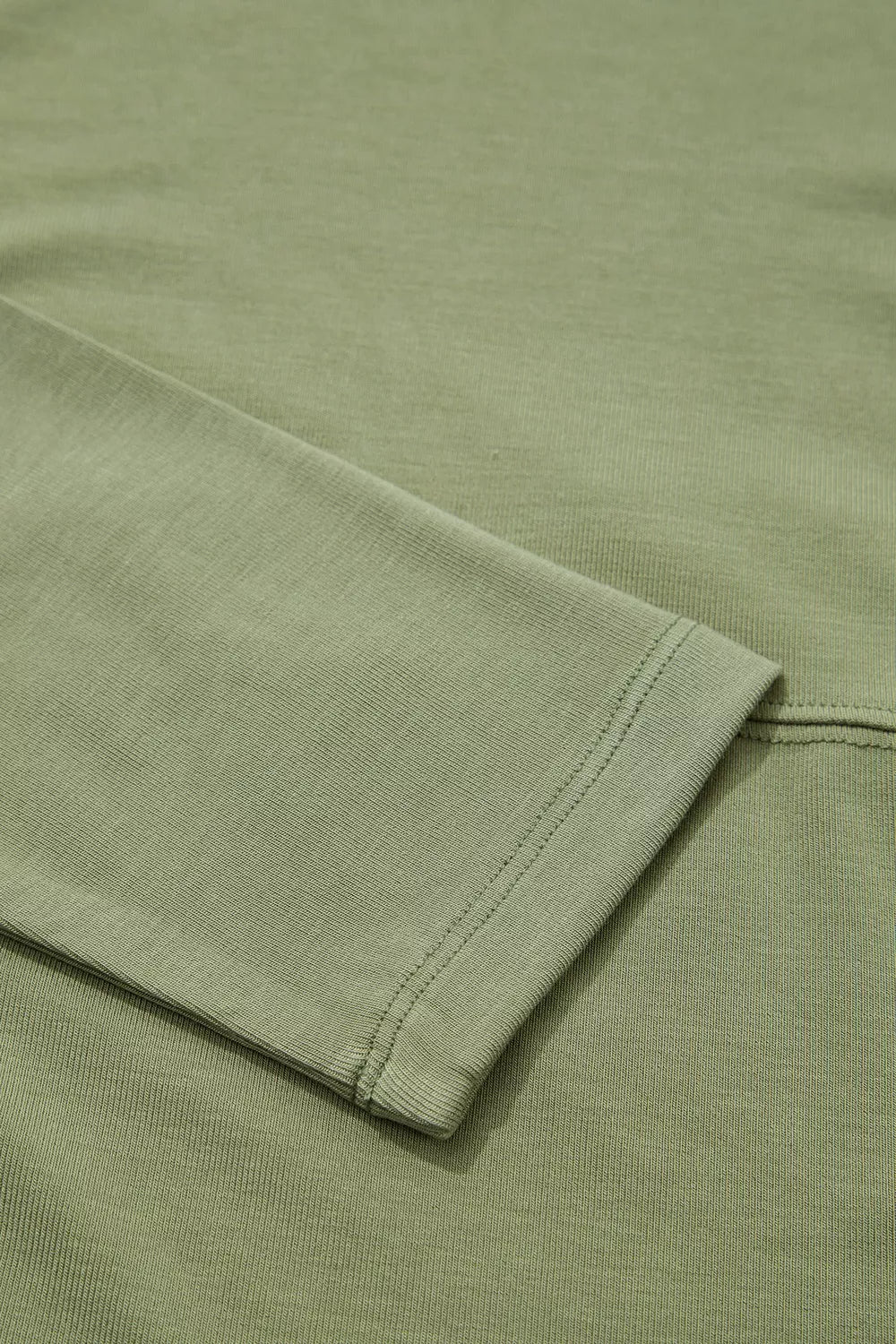Long Sleeve Round Neck Paneling T-shirt, editorial view