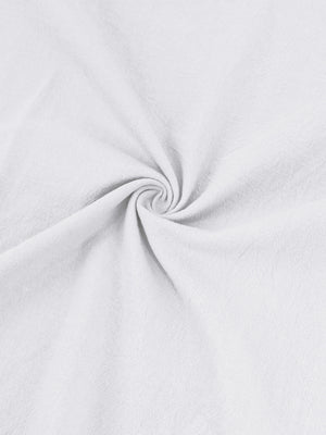 White cotton button-down shirt fabric detail
