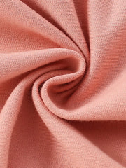 Dusty pink cotton sweatshirt fabric detail