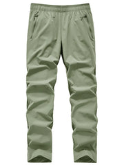 Men's Plus Size Lightweight Quick-dry Pants in Dark Blue, side view