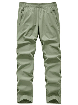 Men's Plus Size Lightweight Quick-dry Pants in Dark Blue, side view