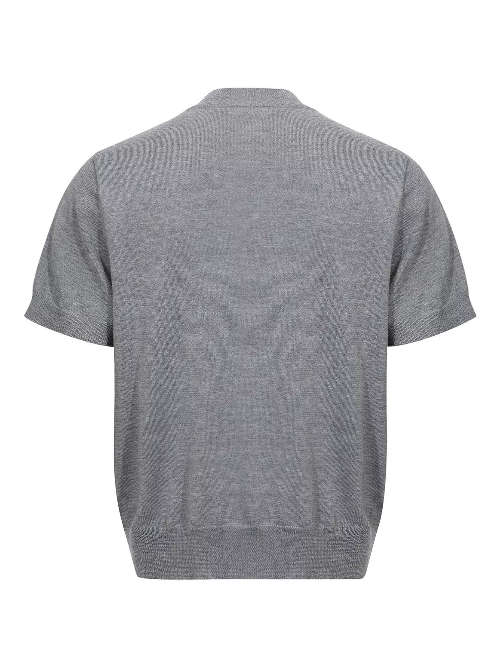 Men's Short Sleeve Henley Knit Top in Khaki, side view