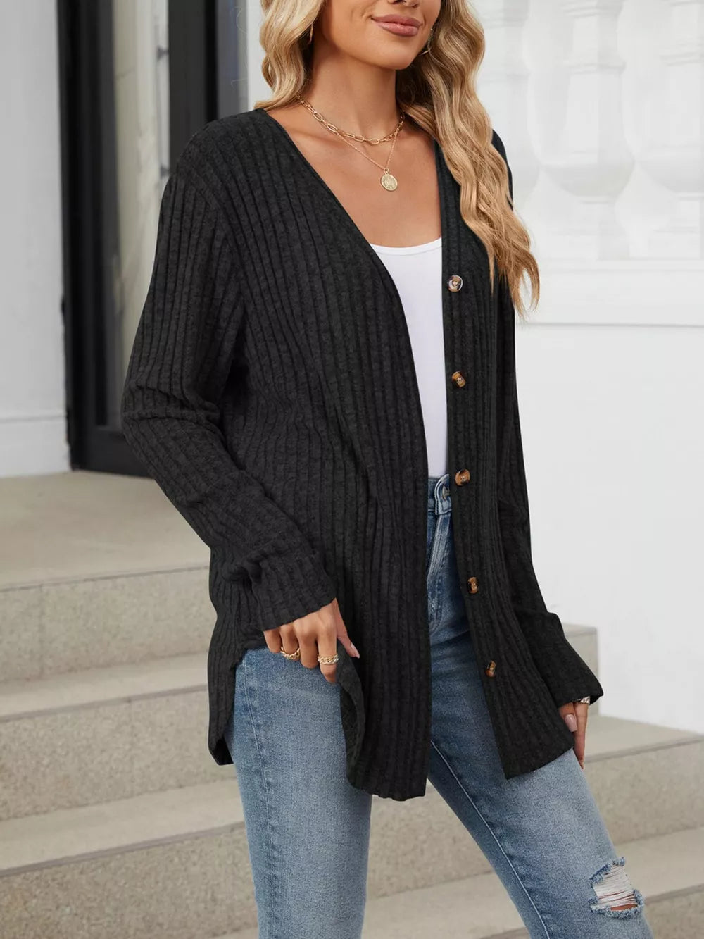 cardigan in Lilac