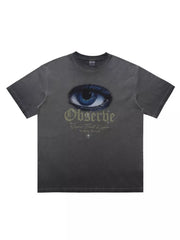 Observe Eye Graphic Men's T-shirt