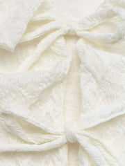 Ruffled Long-sleeve Tie-front Blouse, alternate angle
