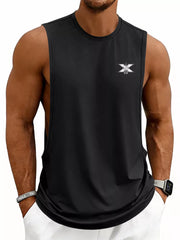 Men's Full Size Round Neck Tank Plus Size in Sage, view 11