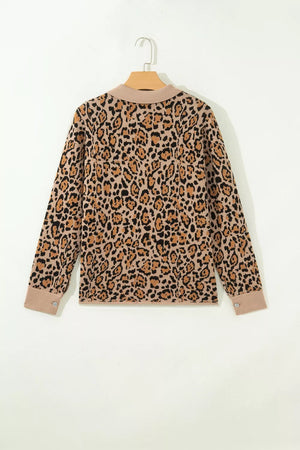 cardigan featuring leopard-print in Leopard with 52% viscose, 26% polyester, 22% polyamide Care instructions: Machine wash