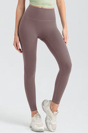 FlexFit high rise leggings in Taupe with seamless detailing and a high waistband.