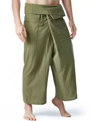Men's Loose Fit Sweatpants With Tie Waist, front view