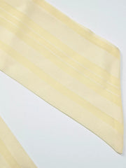 Yellow striped camisole with ruched detail