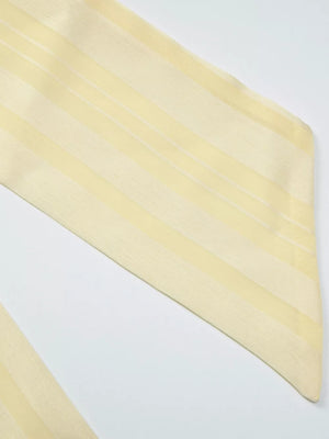Yellow striped camisole with ruched detail