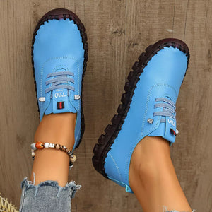 Round Toe Lace Up Sneakers in Grey, view 13