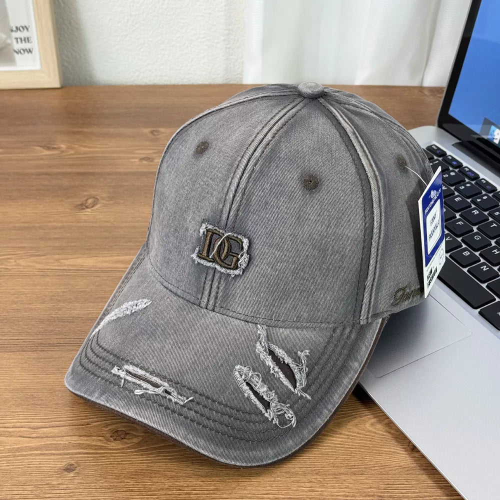 Vintage-inspired Distressed Baseball Hat