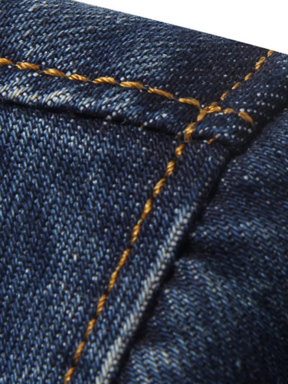 Men's Plus Size Denim Blazer in Denim Blue, close-up detail