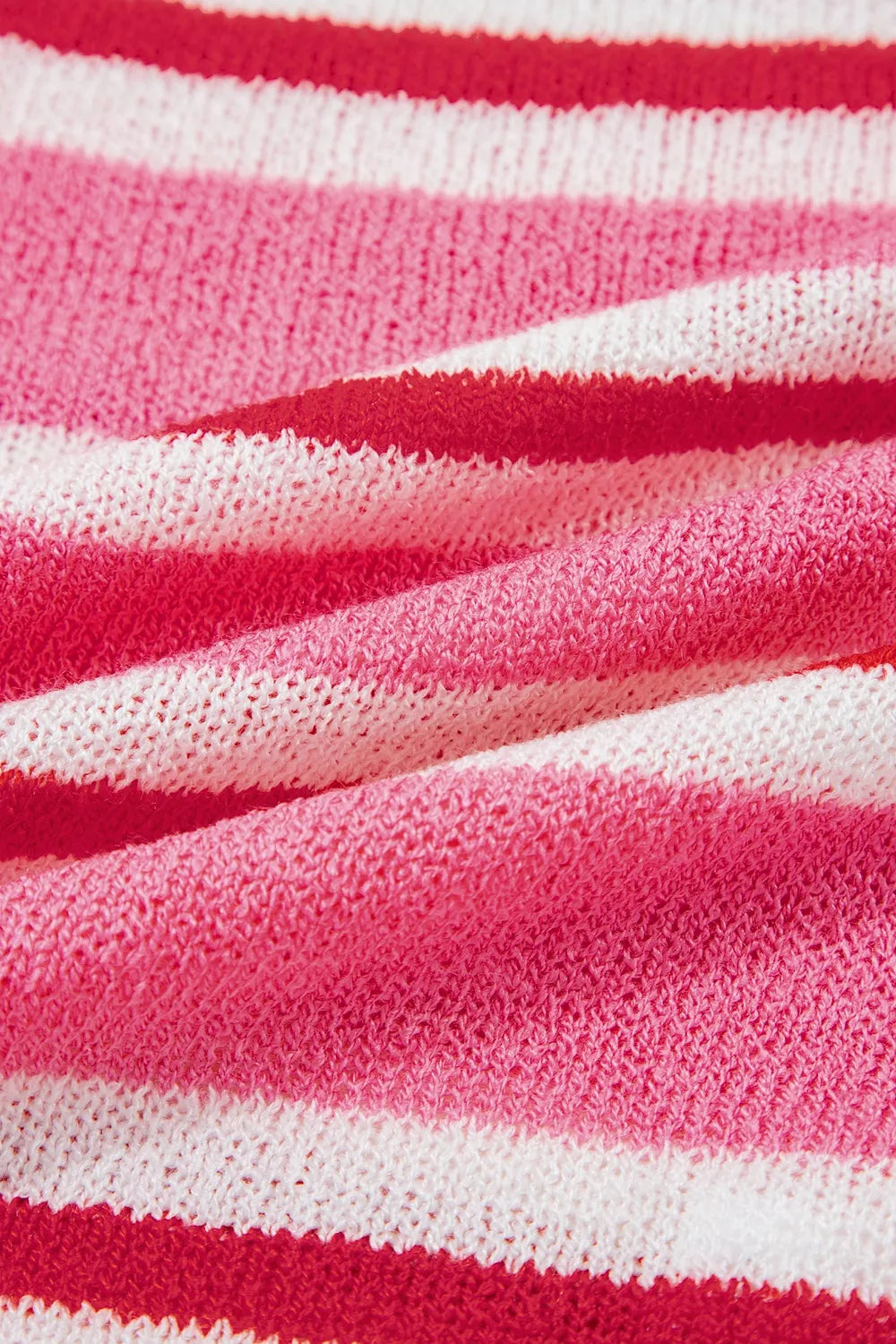 Striped Button-up Cardigan in Pink, view 14