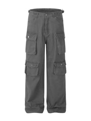 Men S Loose Fit Cargo Pants, front view