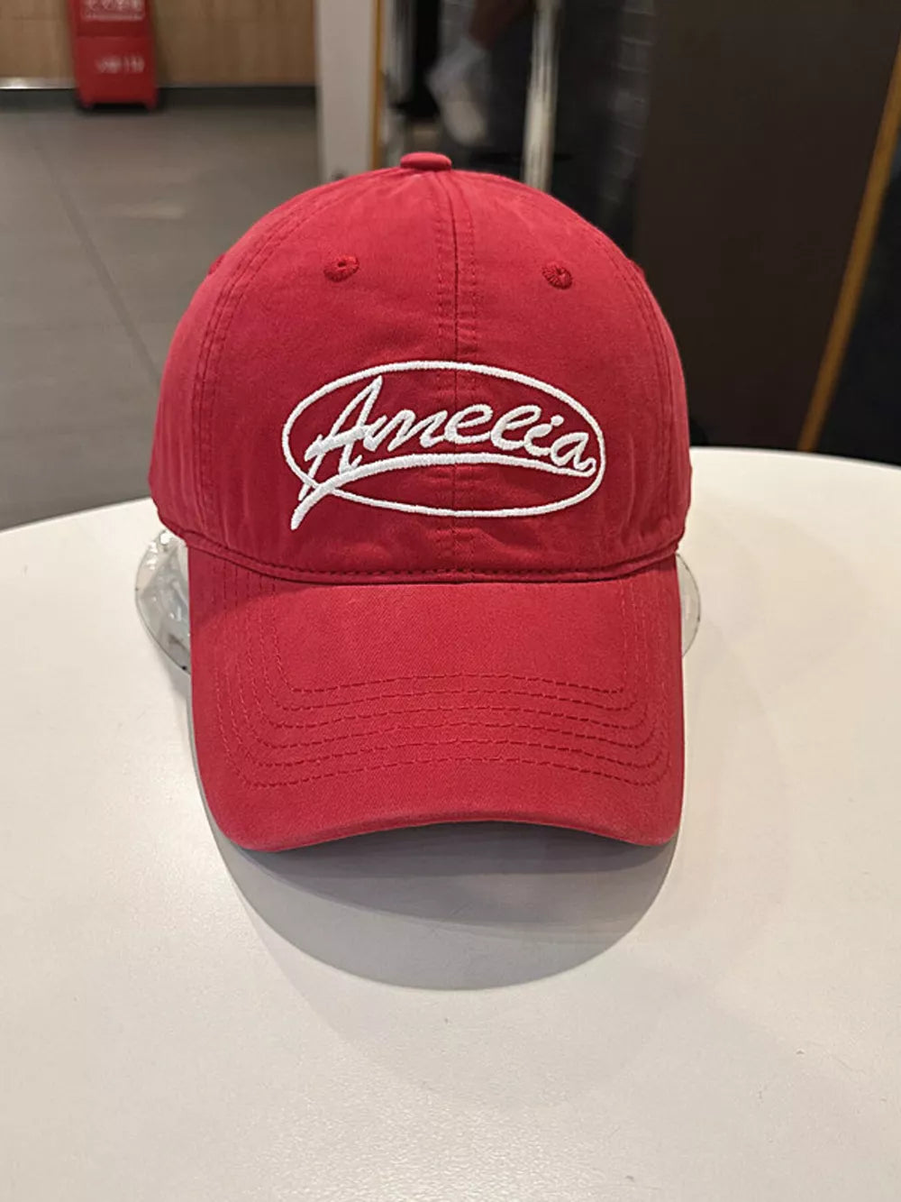 Ameelia Embroidered Cotton Baseball Cap
