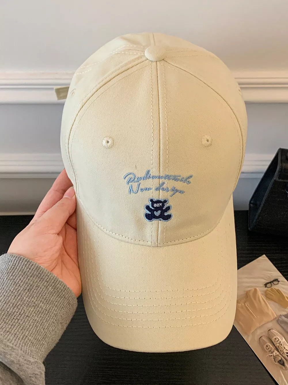 Charming Embroidered Cotton Baseball Cap