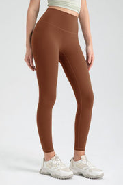 FlexFit high rise leggings in Caramel with a seamless design and athletic fit.