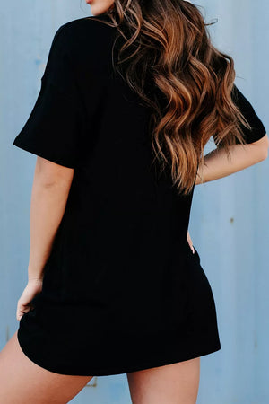 Flying Duck Graphic Round Neck T-shirt, back view